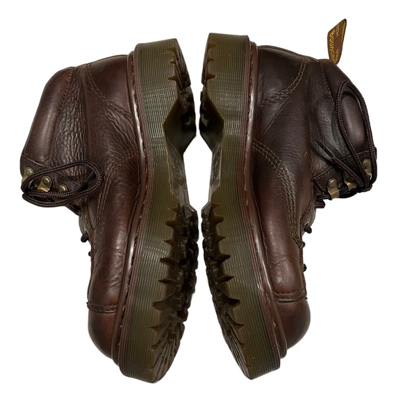 Vintage Men’s Dr. Martens  8287 Brown Leather High Top Lace Up Chunky Boots - Picture 10 of 13